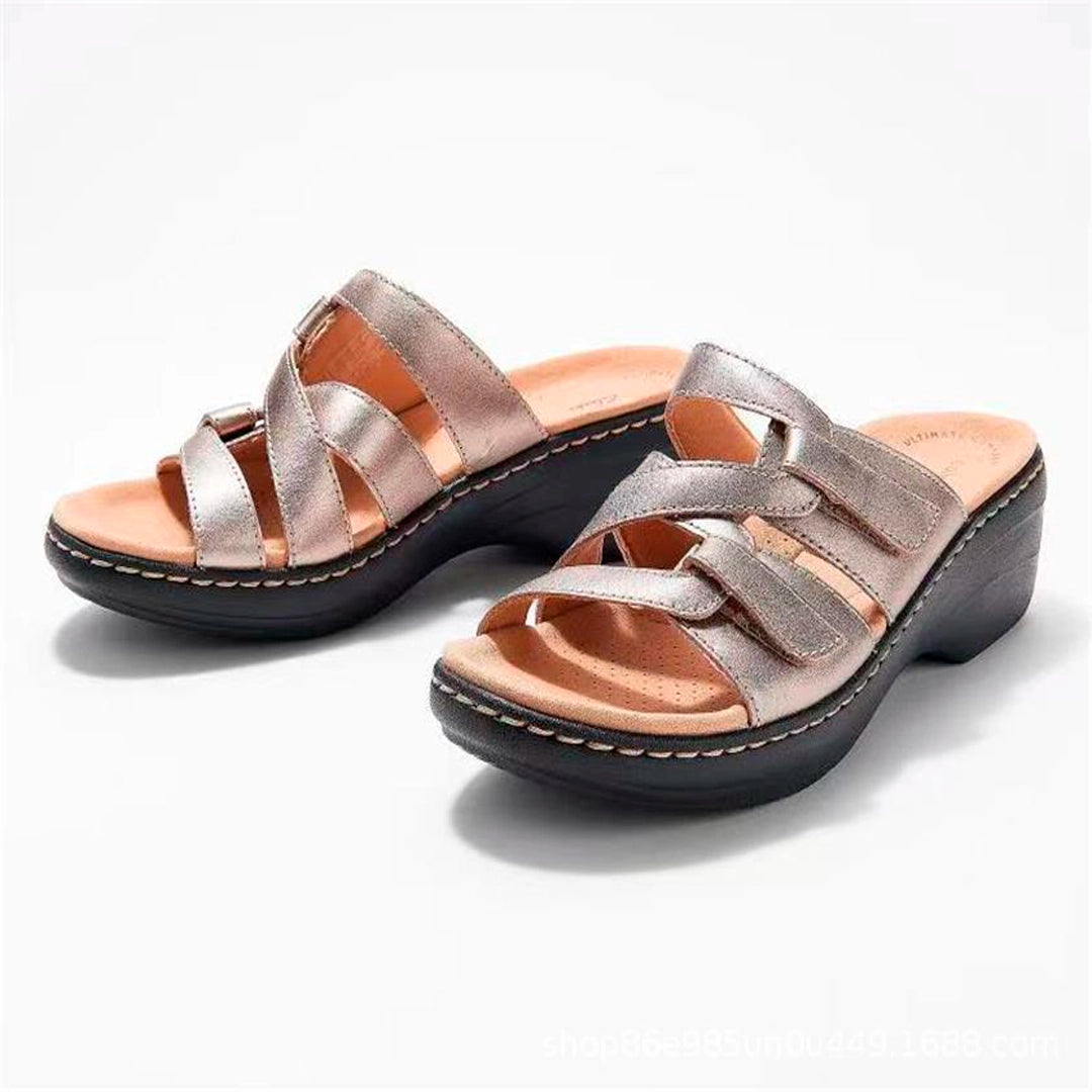 Stella - Sandales Compensées Confortables