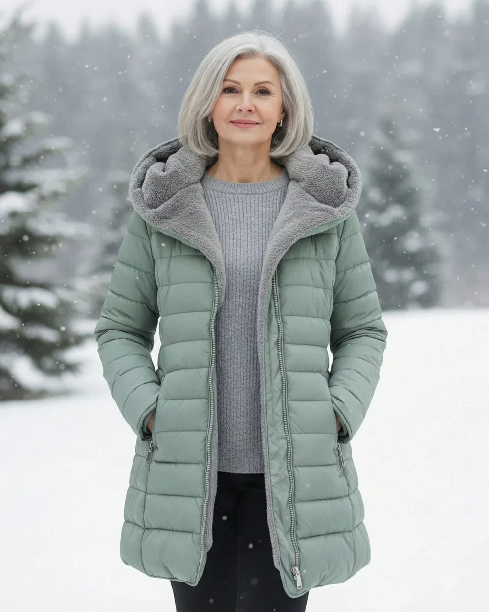 Poly™ | Manteau matelassé avec doublure polaire et capuche