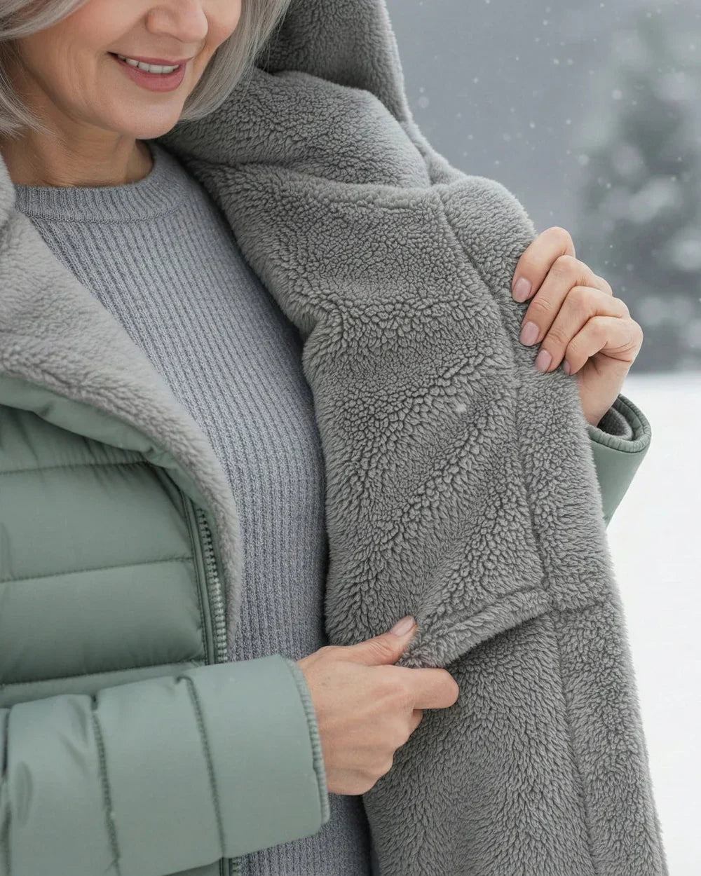 Poly™ | Manteau matelassé avec doublure polaire et capuche