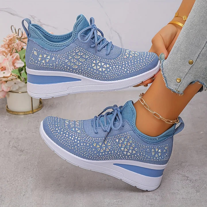 Camille | Éclat Baskets Orthopédiques Pailletées