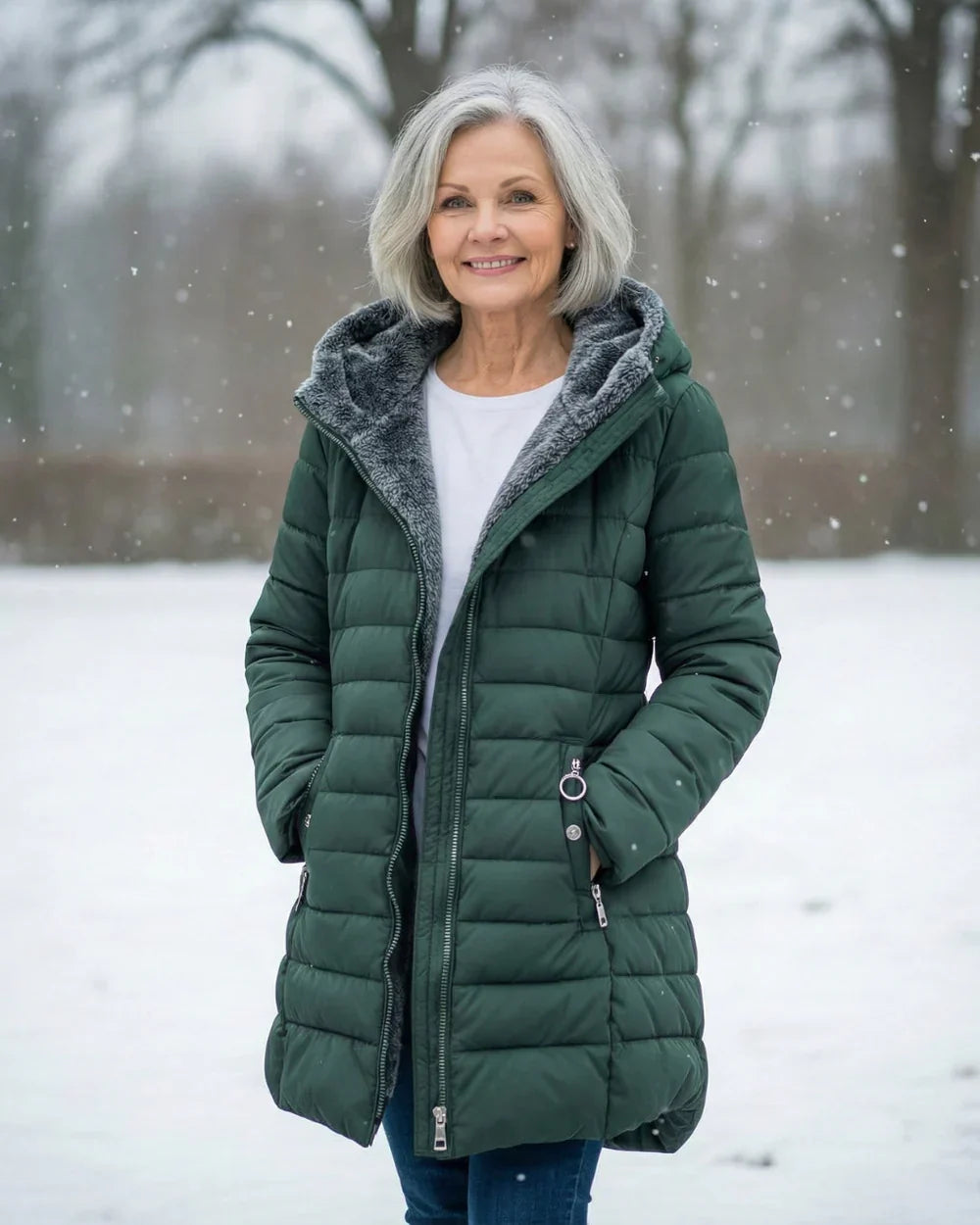 Poly™ | Manteau matelassé avec doublure polaire et capuche