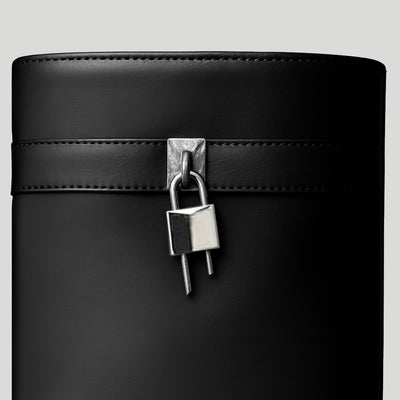 Bottes Cuir Noir Signature