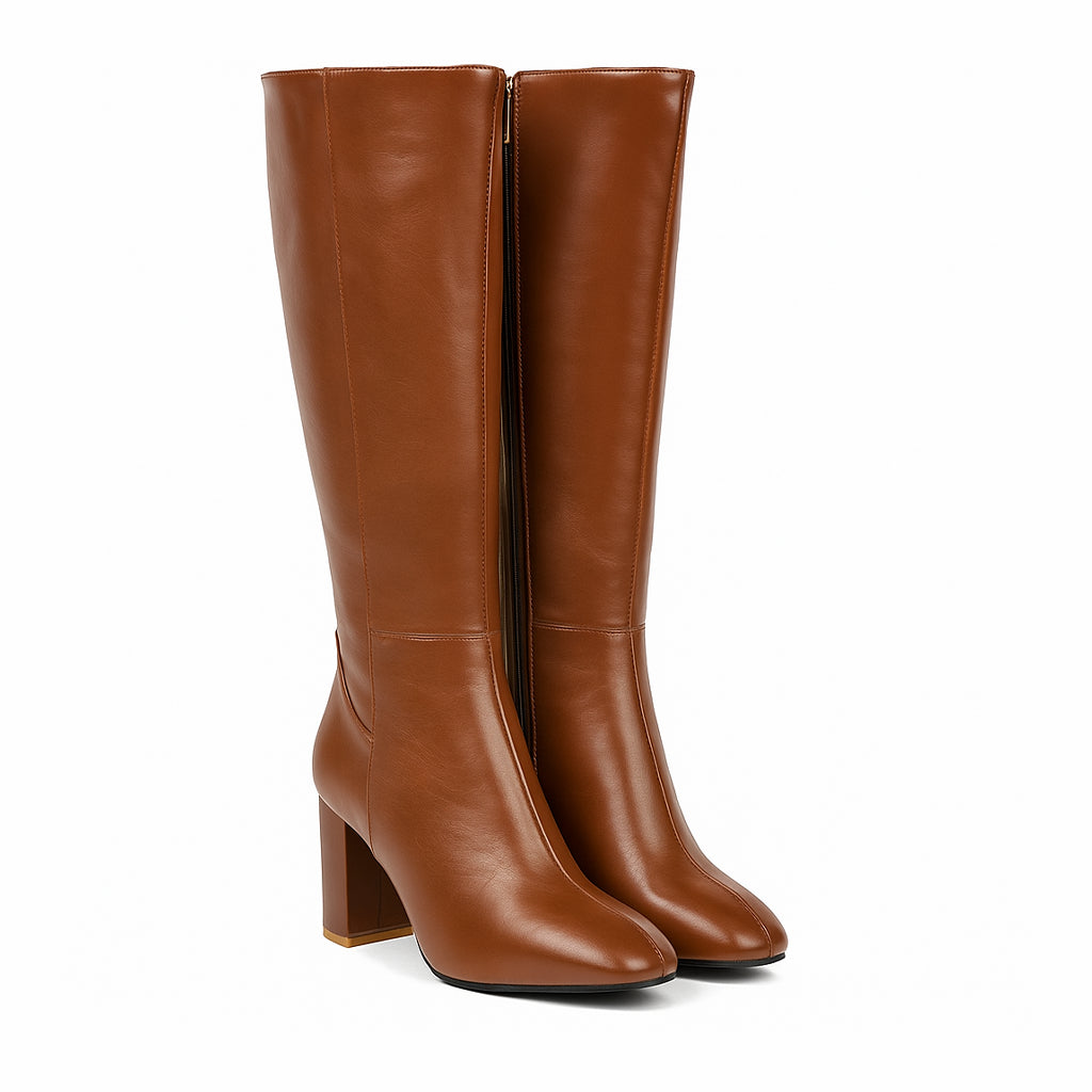 Bottes Châtaigne Élégance