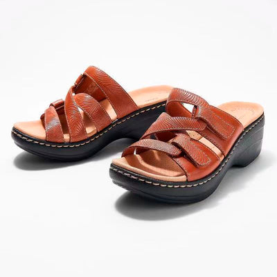 Stella - Sandales Compensées Confortables