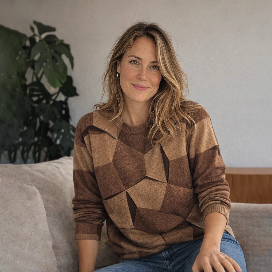 Pull Géométrique Femme Margot