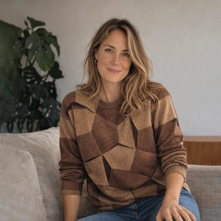 Pull Géométrique Femme Margot