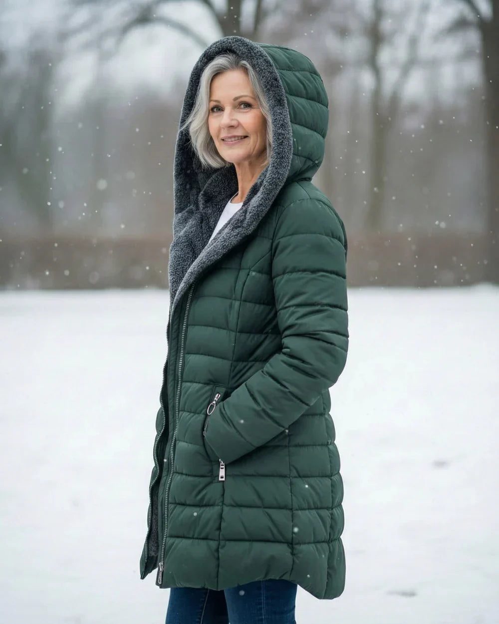 Poly™ | Manteau matelassé avec doublure polaire et capuche