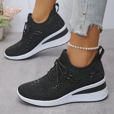 Camille | Éclat Baskets Orthopédiques Pailletées