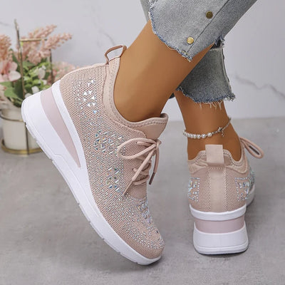 Camille | Éclat Baskets Orthopédiques Pailletées