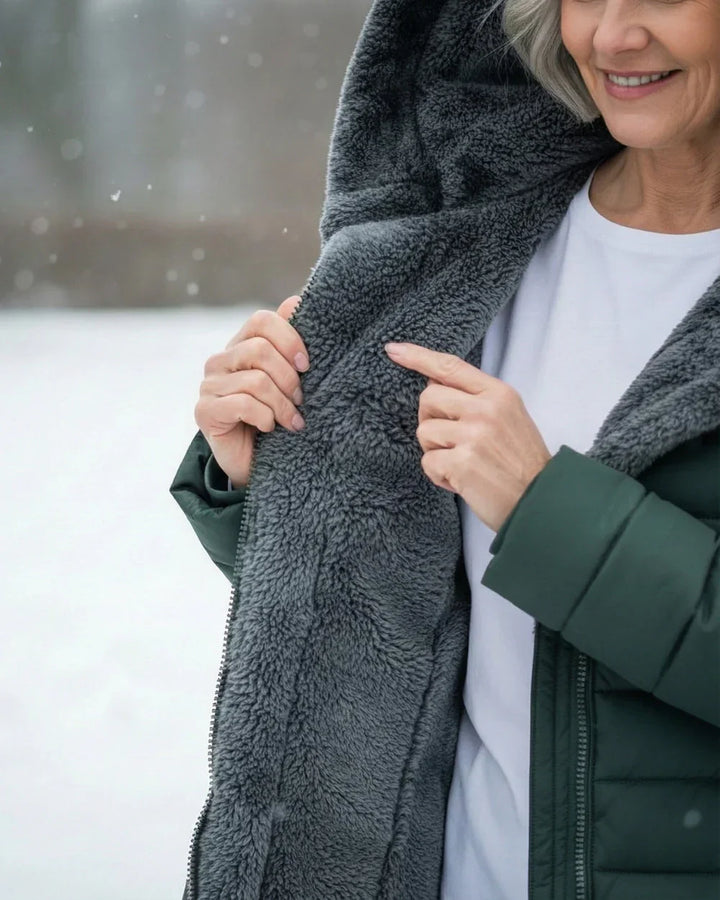 Poly™ | Manteau matelassé avec doublure polaire et capuche