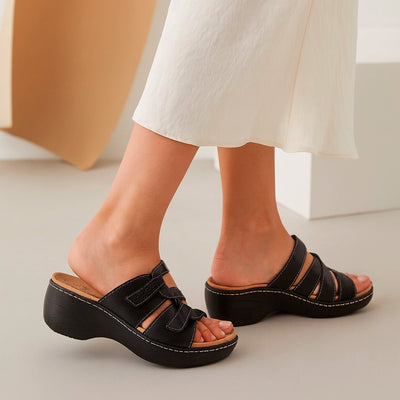 Stella - Sandales Compensées Confortables