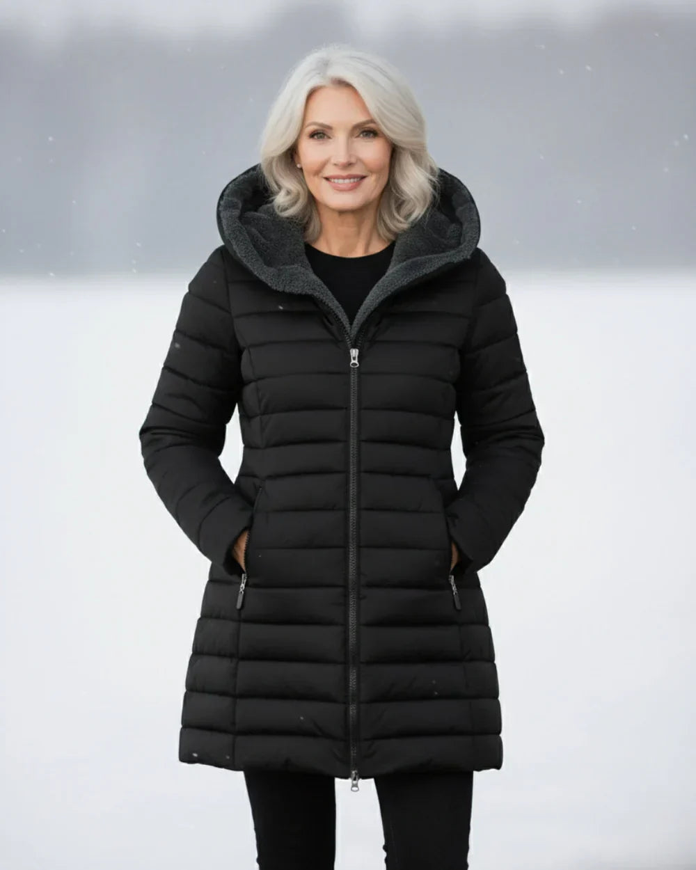 Poly™ | Manteau matelassé avec doublure polaire et capuche