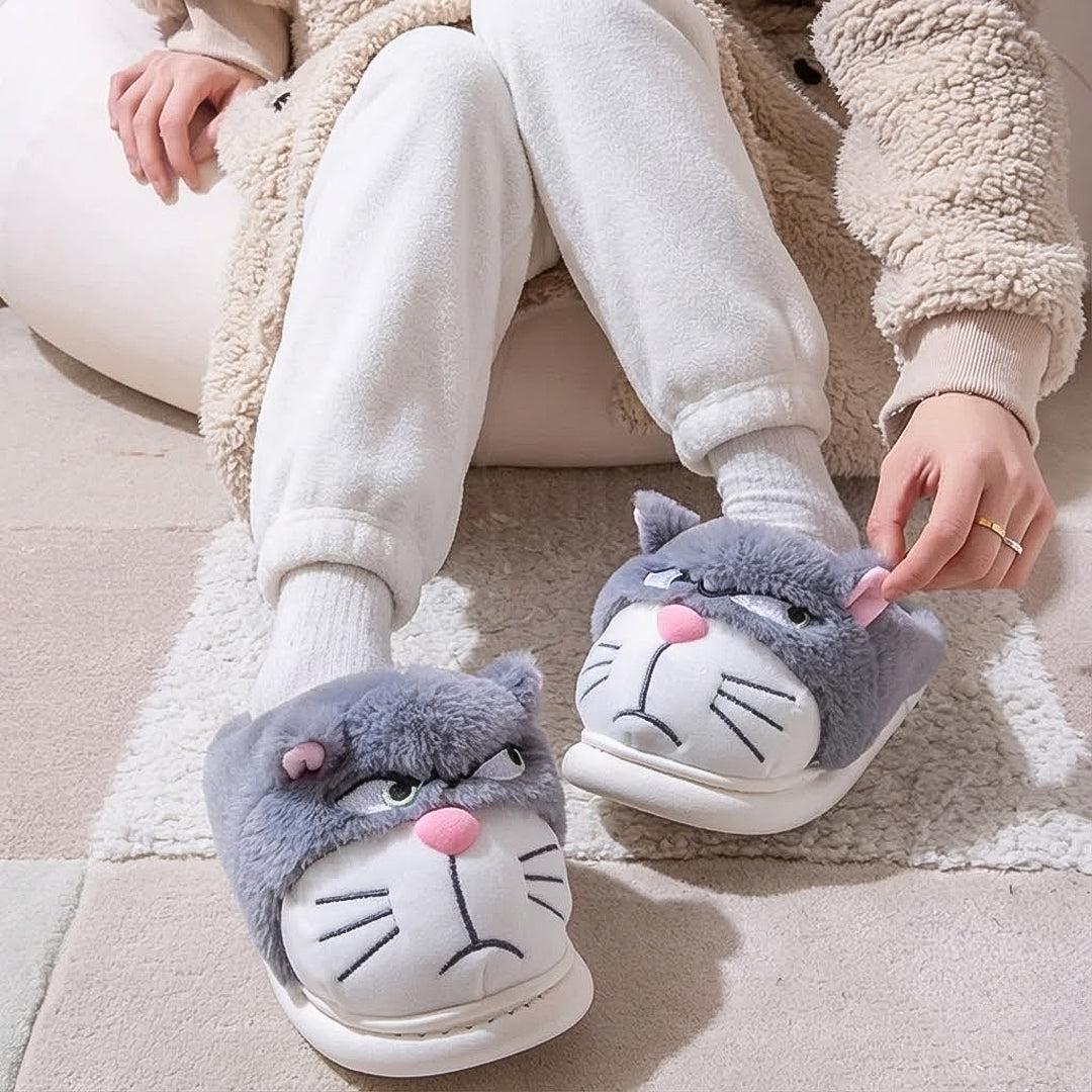 Pantoufles Chat Royale