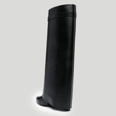 Bottes Cuir Noir Signature
