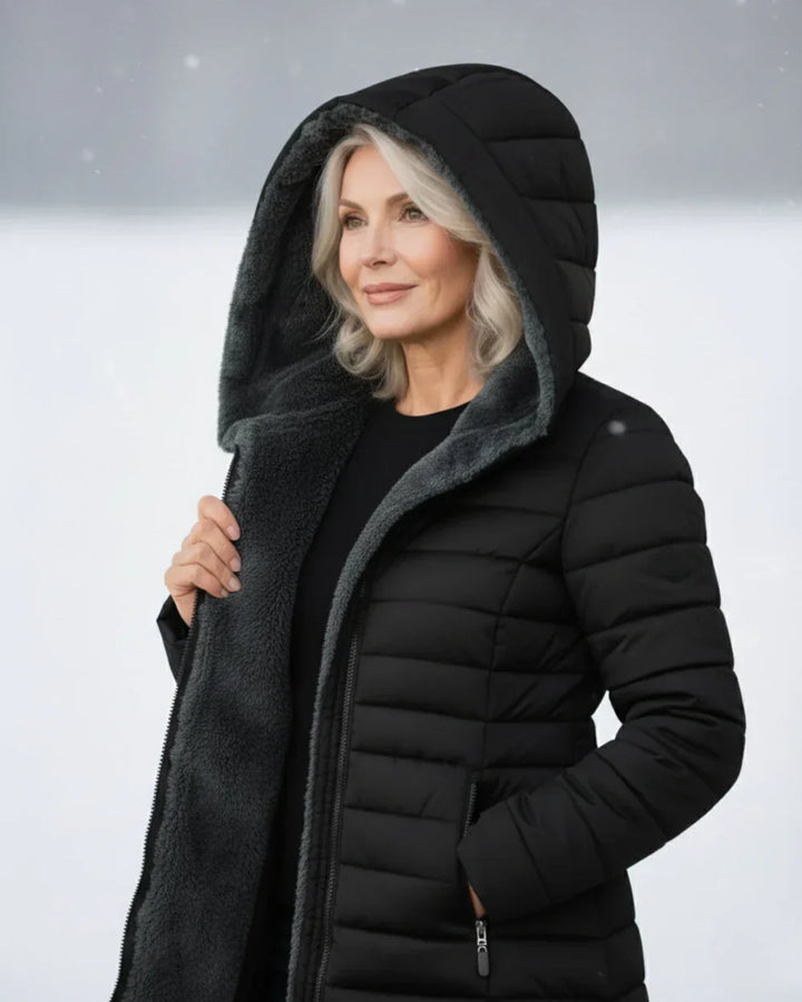 Poly™ | Manteau matelassé avec doublure polaire et capuche
