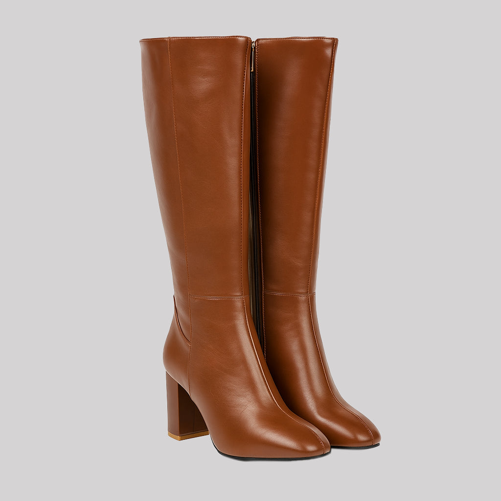 Bottes Châtaigne Élégance