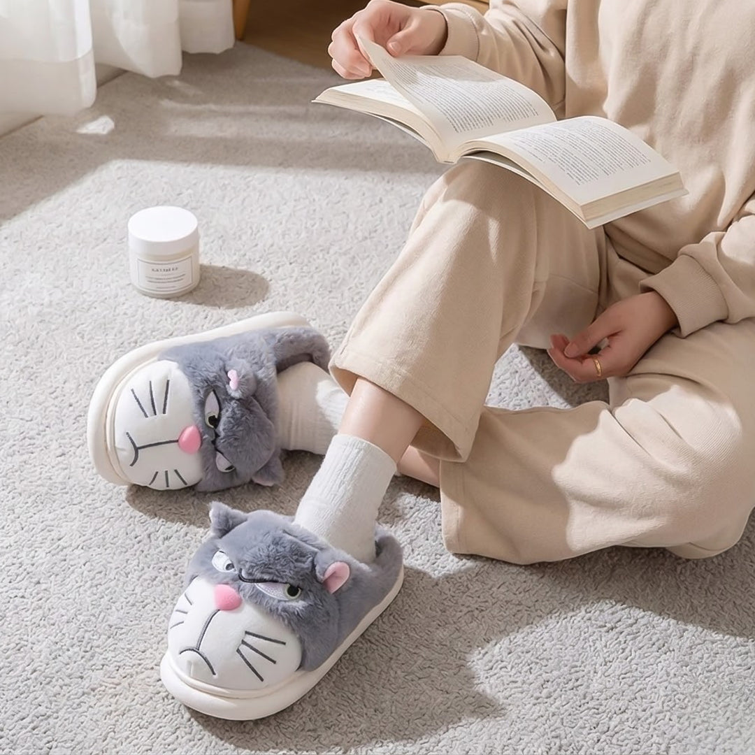 Pantoufles Chat Royale