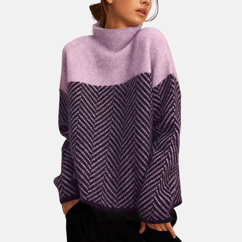 Zaya™ | Pull à col roulé en coton