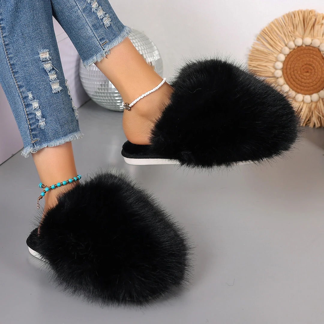 Pantoufles Fluffy Royale