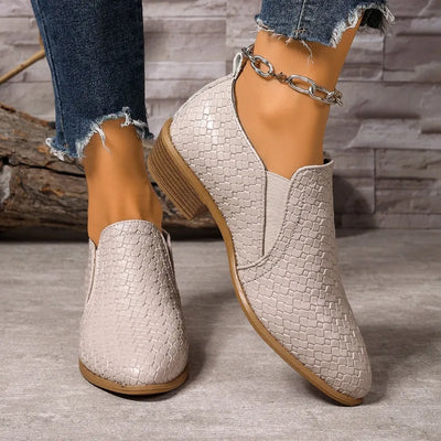Bottines Élégance Tissage Urbain