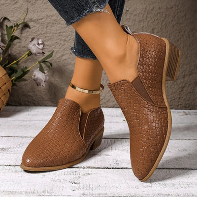 Bottines Élégance Tissage Urbain
