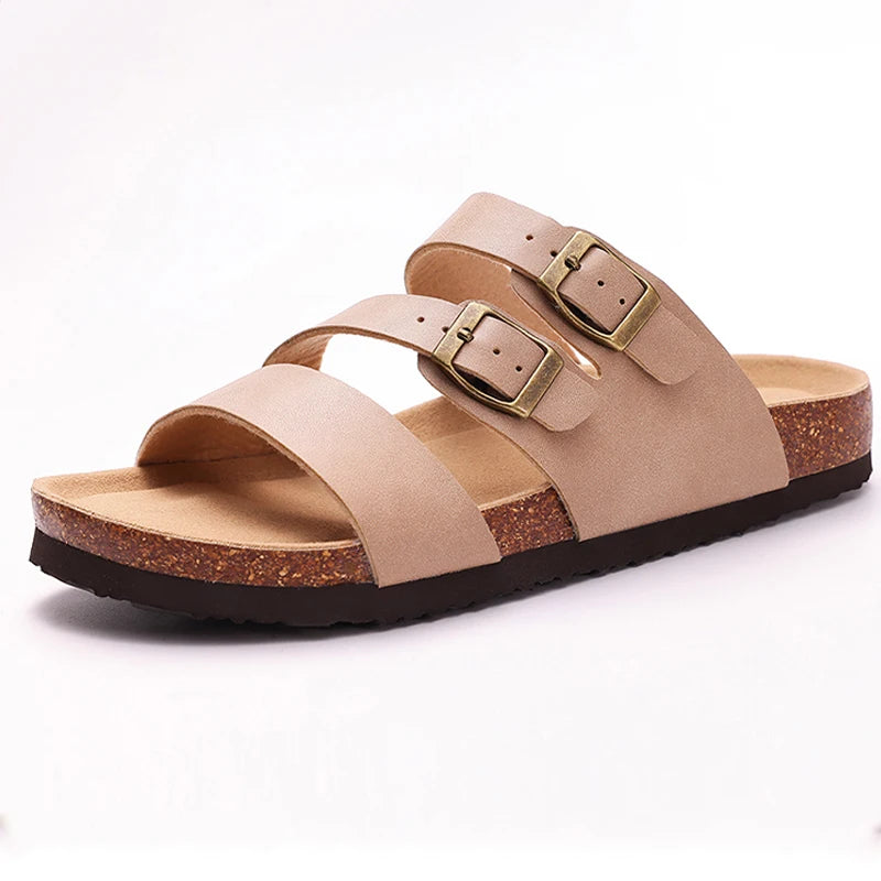 Gaia Confort – Sandale Anatomique Premium à Deux Boucles