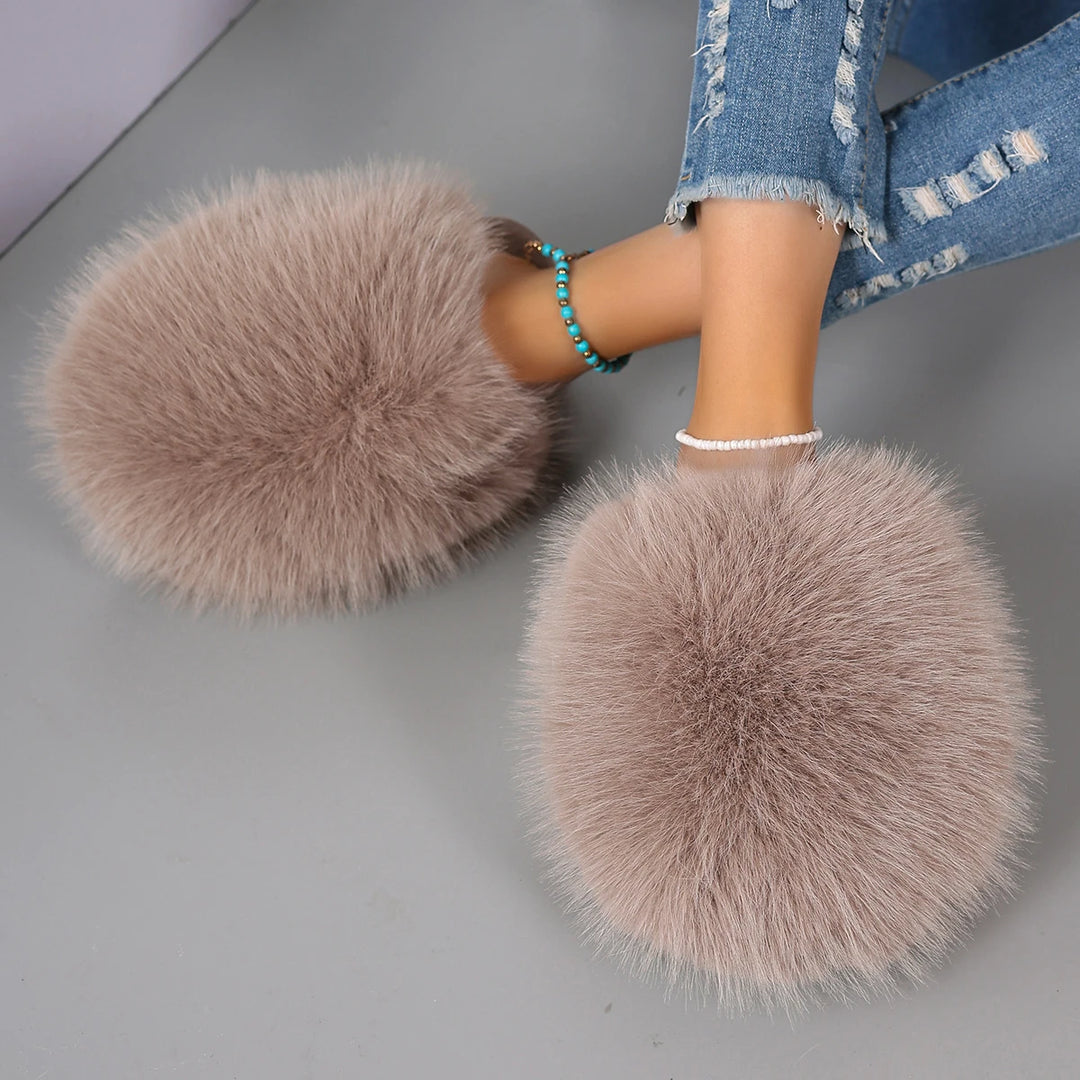 Pantoufles Fluffy Royale
