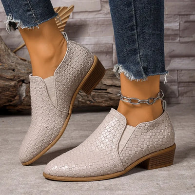 Bottines Élégance Tissage Urbain