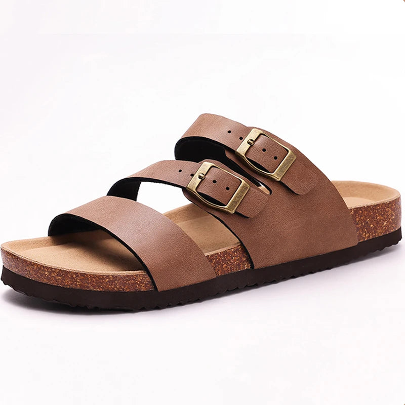 Gaia Confort – Sandale Anatomique Premium à Deux Boucles