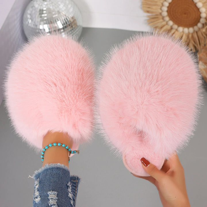 Pantoufles Fluffy Royale