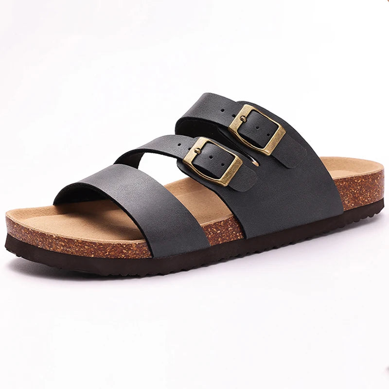 Gaia Confort – Sandale Anatomique Premium à Deux Boucles