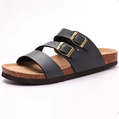 Gaia Confort – Sandale Anatomique Premium à Deux Boucles