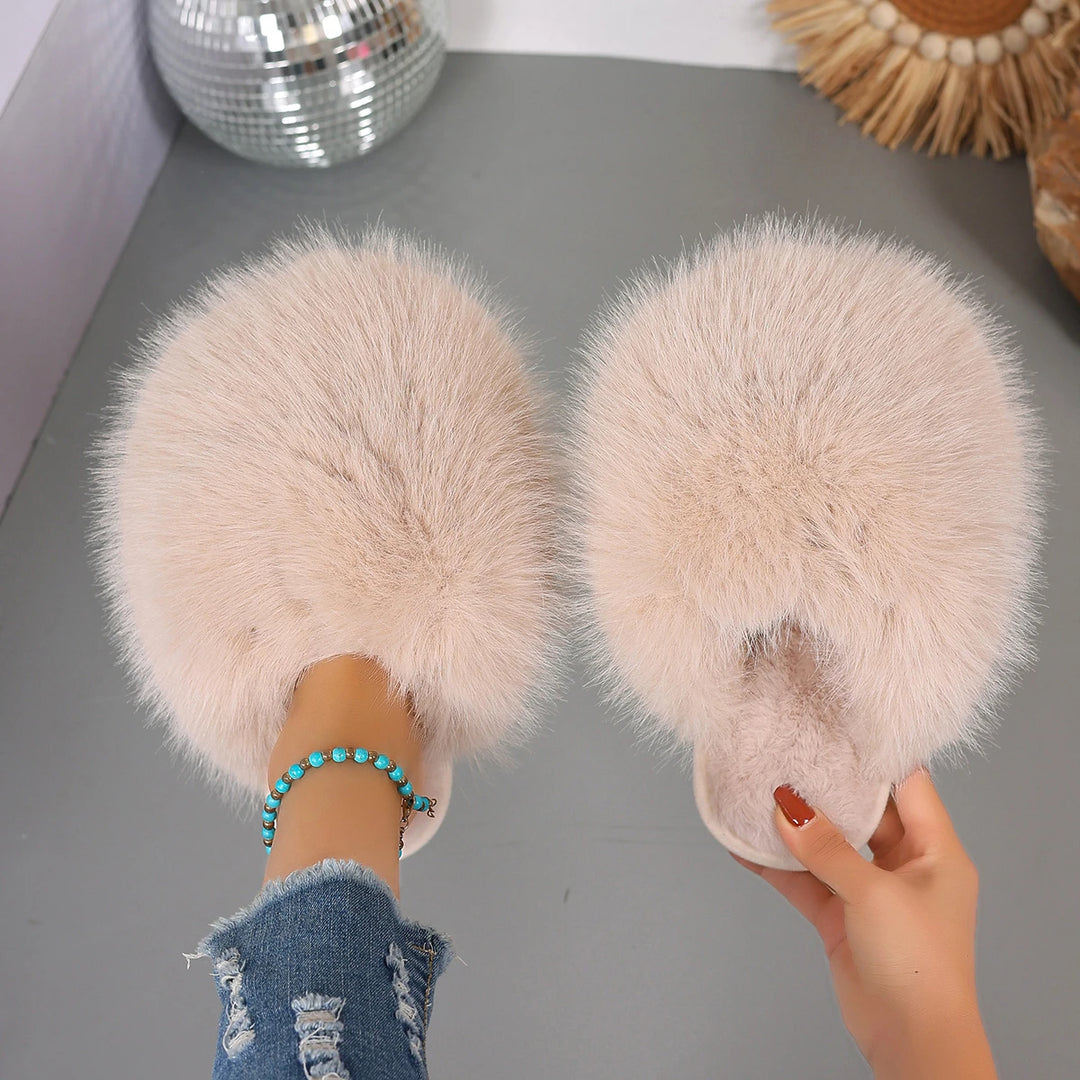 Pantoufles Fluffy Royale
