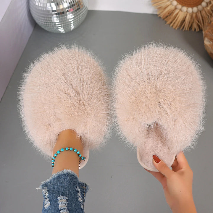 Pantoufles Fluffy Royale