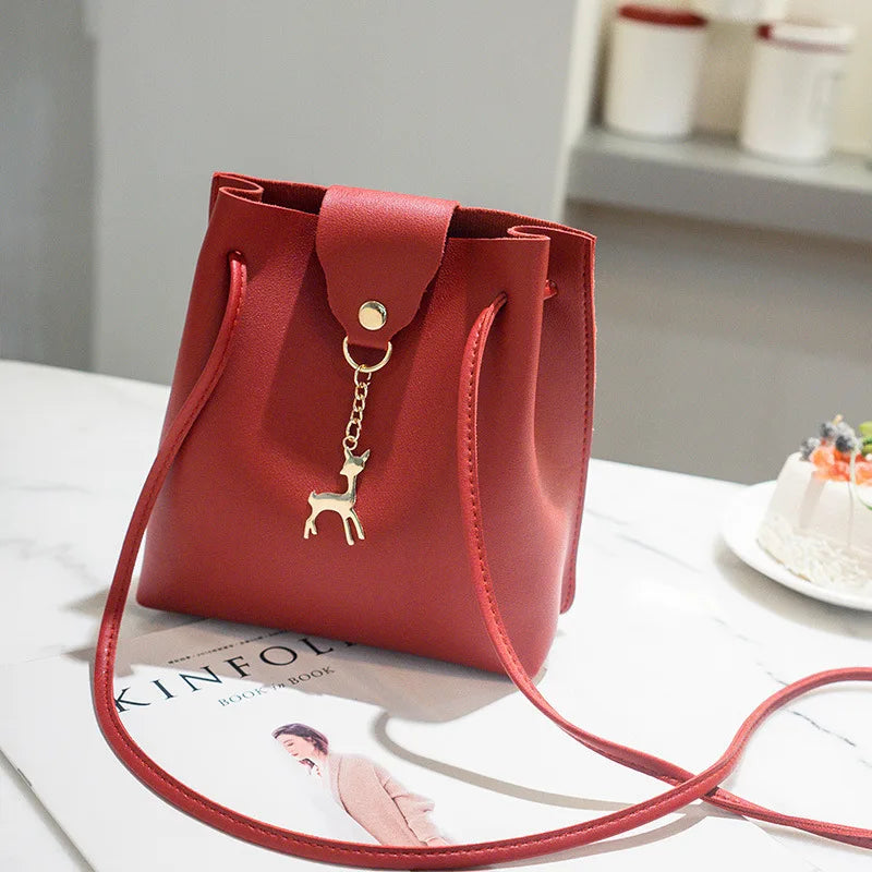 Petit sac bandoulière femme en simili cuir