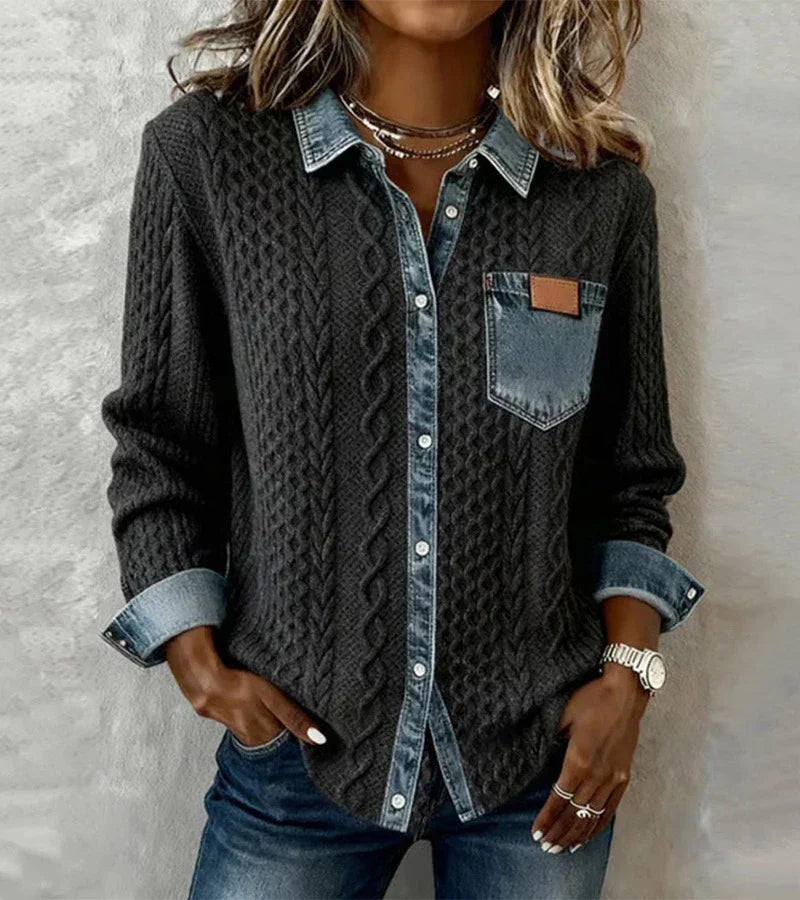 Gwen™ | Le Top en Maille Parfait : Chaleur, Style et Confort sans Compromis