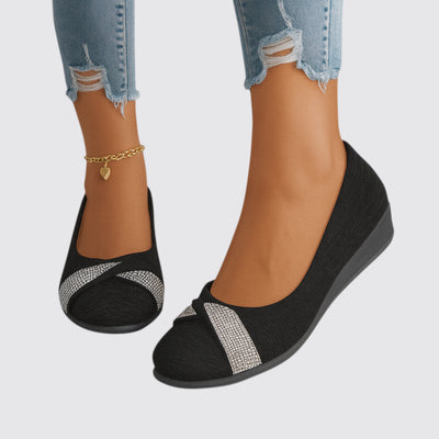 Sophia - Ballerines Élégance Cristal