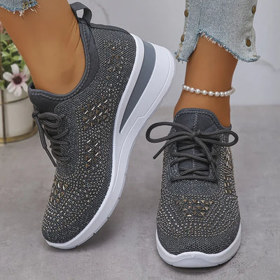 Camille | Éclat Baskets Orthopédiques Pailletées