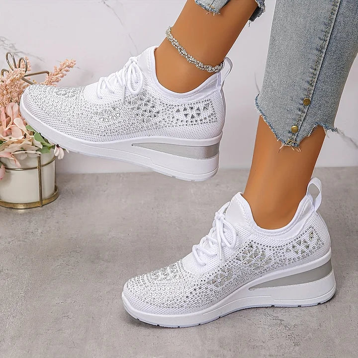 Camille | Éclat Baskets Orthopédiques Pailletées