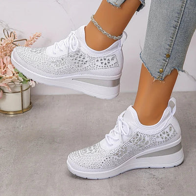 Camille | Éclat Baskets Orthopédiques Pailletées