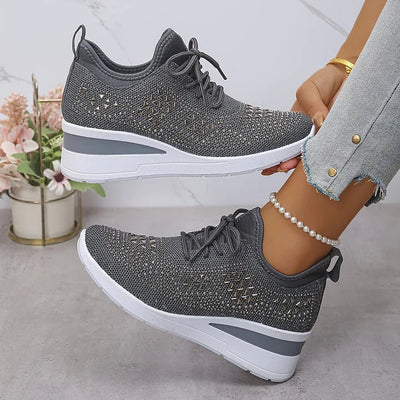 Camille | Éclat Baskets Orthopédiques Pailletées