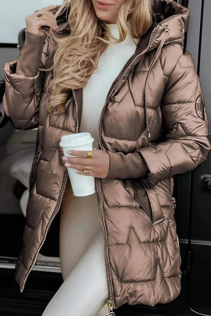 Natalia™ | Veste longue matelassée