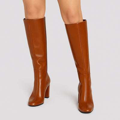 Bottes Châtaigne Élégance