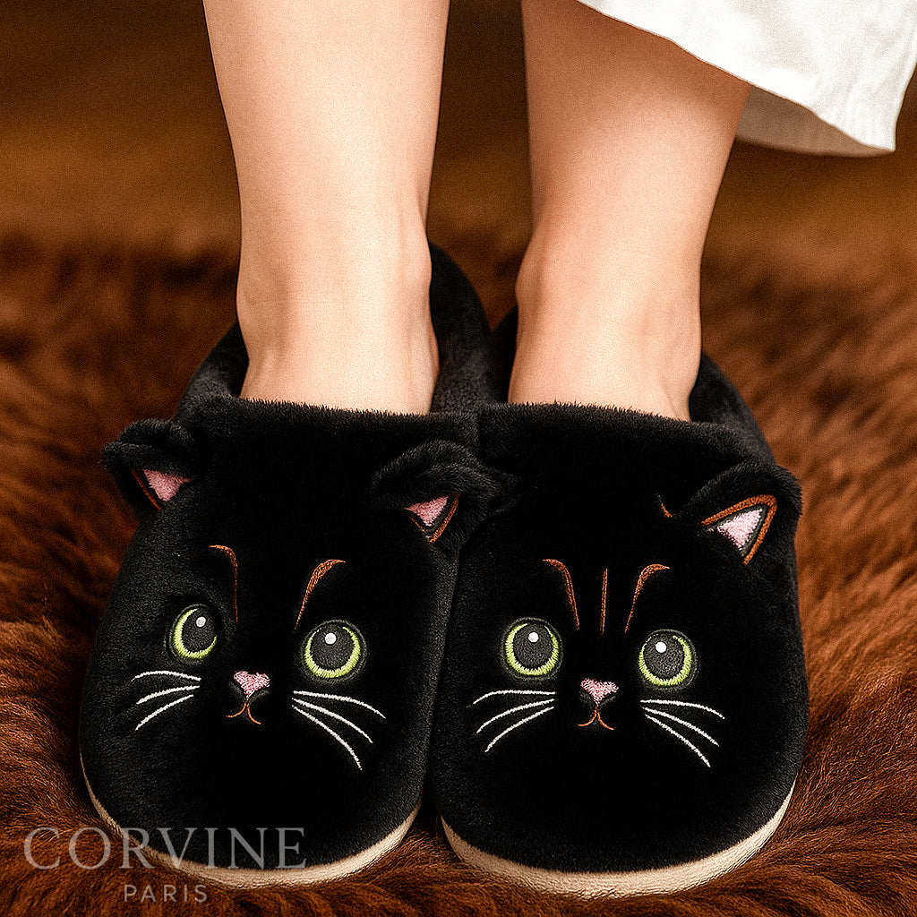 Pantoufles Douces Chaton – MiauComfort