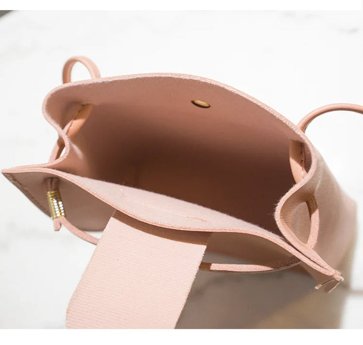 Petit sac bandoulière femme en simili cuir