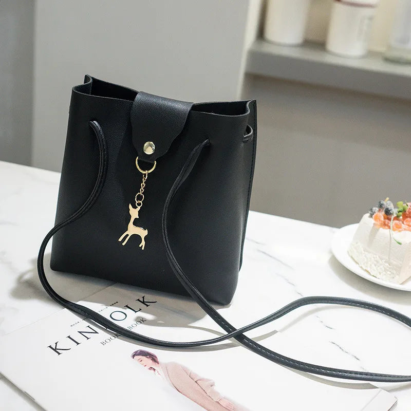 Petit sac bandoulière femme en simili cuir
