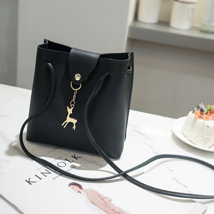 Petit sac bandoulière femme en simili cuir