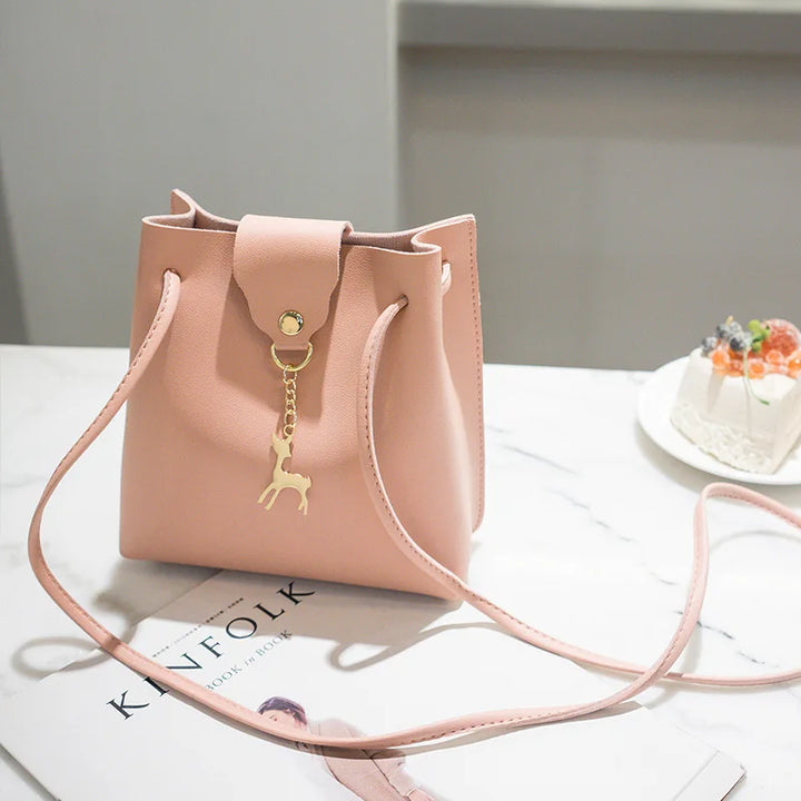 Petit sac bandoulière femme en simili cuir