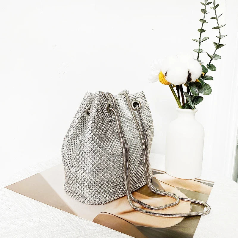 Sac bandoulière strass