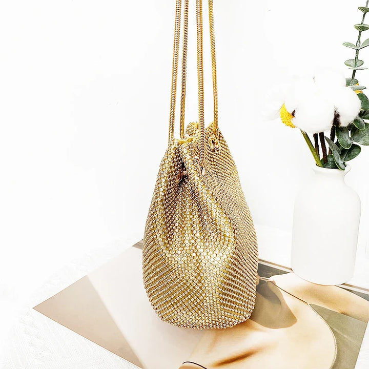Sac bandoulière strass